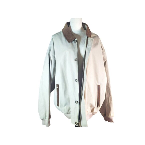 Cutter & Buck Men's XXL Beige Bomber Jacket - Picture 1 of 11